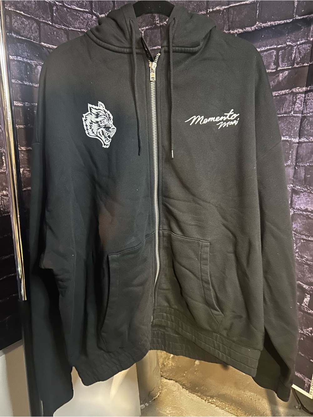 Darc Sport Momento Mori Zip-Up Hoodie Sweater